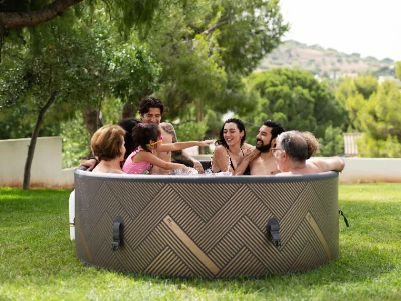 Outdoor Whirlpools|Mspa Frame Whirlpool mit Hydromassage Mono AirJet