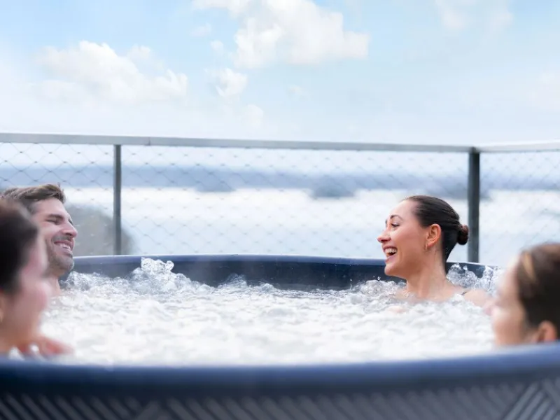 Outdoor Whirlpools|Mspa Frame Whirlpool mit Hydromassage Naval AirJet