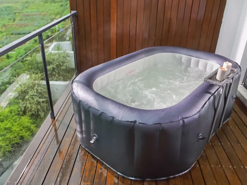 Outdoor Whirlpools|MSpa Urban Whirlpool mit Hydromassage Nest AirJet