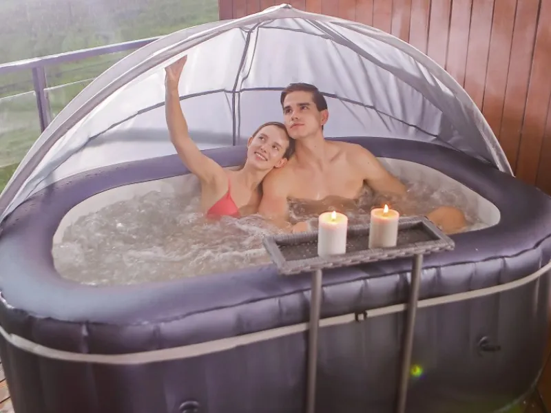 Outdoor Whirlpools|MSpa Urban Whirlpool mit Hydromassage Nest AirJet