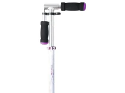 Muuwmi Aluminium Scooter Tretroller 200 mm ABEC 5 GS-Geprüft Höhenverstellbar Weiß-* Clearance