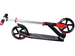Fitnessgeräte|Muuwmi Aluminium Scooter Tretroller 205 mm ABEC 7 GS-Geprüft Höhenverstellbar XL-Deck