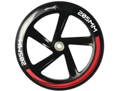 Fitnessgeräte|Muuwmi Aluminium Scooter Tretroller 205 mm ABEC 7 GS-Geprüft Höhenverstellbar XL-Deck