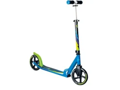 Muuwmi Aluminium Scooter Tretroller 205 mm ABEC 7 GS-Geprüft Höhenverstellbar XL-Deck Grün--Schwarz* Best