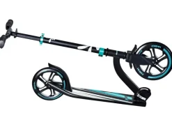 Fitnessgeräte|Muuwmi Aluminium Scooter Pro Tretroller 230/205 mm ABEC 7 GS-Geprüft Höhenverstellbar XL-Deck BMX-Lenker