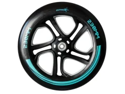 Fitnessgeräte|Muuwmi Aluminium Scooter Pro Tretroller 230/205 mm ABEC 7 GS-Geprüft Höhenverstellbar XL-Deck BMX-Lenker