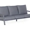Natur24 Lounge-Sofa Empire Aluminium Polyester Wetterfest Inklusive Kissen Gartenmöbel* Clearance