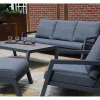 Natur24 Lounge-Tisch Empire Aluminium Glas Wetterfest Gartenmöbel* Online