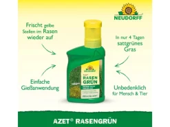 Neudorff Rasenwalze|Gartenwalze|Eisendünger Azet Rasengrün 250 ml