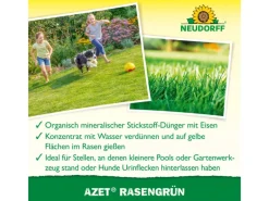 Neudorff Rasenwalze|Gartenwalze|Eisendünger Azet Rasengrün 250 ml