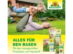 Neudorff Rasenwalze|Gartenwalze|Eisendünger Azet Rasengrün 250 ml