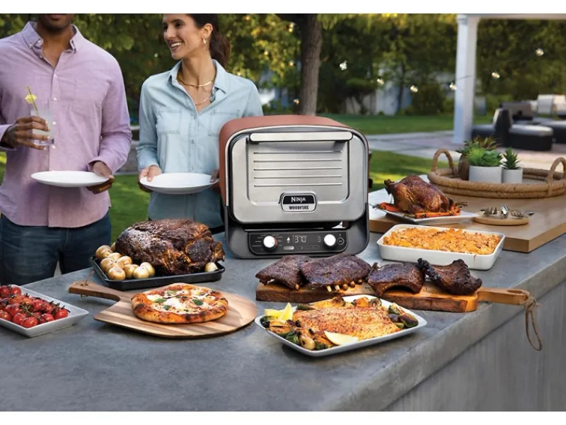 Ninja Smoker|Elektrogrills|Elektrischer-Pizzaofen & Smoker Outdoor OO101DE