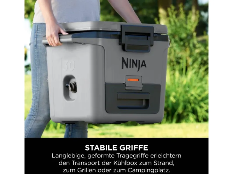 Kühlbox FrostVault FB131EUGY mit Trockenzone Schiefergrau 28 l*Ninja Online