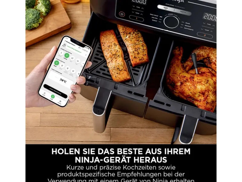 Ninja Smoker|Thermometer ProChef WP100EU Schwarz-Grau