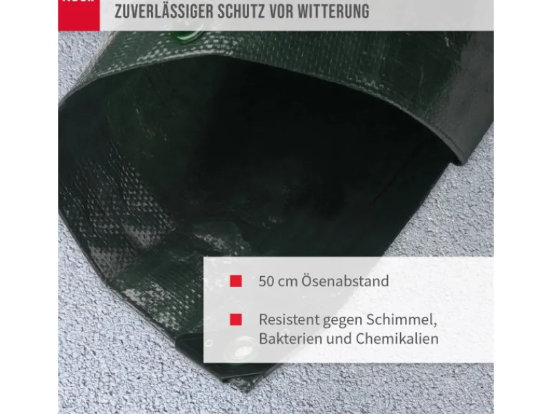 Abdeckplane Profi 140 g/m² Gewebeplane 3 m x 4 m*Noor Online
