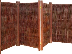 Noor Weitere Gartenmöbel|Balkonsichtschutz|Paravent Weide 120 cm x 240 cm