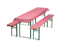 Bierbankauflagen Set 240x70cm Kariert*NYVI Sale