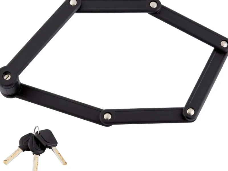 OBI Fahrräder|Faltschloss mit LED Schlüssel 85 cm