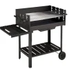 OBI Outdoor Living Holzkohlegrills|OBI Holzkohle-Grillwagen Montreal 113 x 52 x 91 cm
