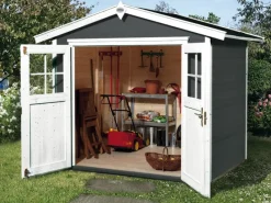 Holz-Gartenhaus Monza Satteldach Lasiert 205 cm x 229 cm*OBI Outdoor Living Hot