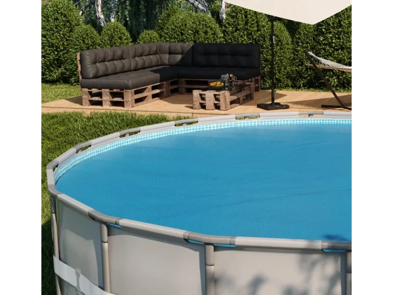 Pool Abdeckung|OK-Living Solarfolie Blau 457 cm