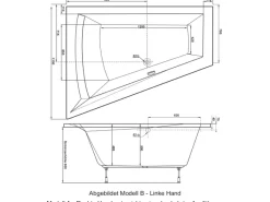 Ottofond Outdoor Whirlpools|Whirlpool Galia II Mod. B Komfort 175 cm x 135 cm Weiß