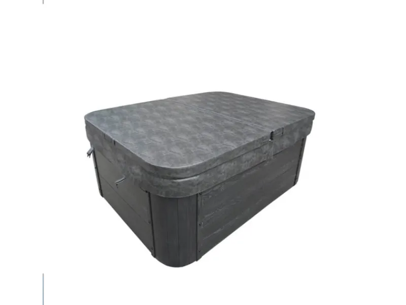 Home Deluxe Outdoor Whirlpools|Outdoor Whirlpool White Marble Pure ohne Treppe und Thermoabdeckung