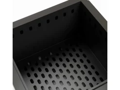 Feuerschale Metall Schwarz 48L x 48B x 41H cm*Outsunny Hot