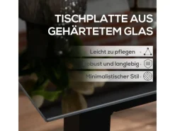 Gartentisch Wasserfest Verstellbare Füße Rustikale Optik*Outsunny Hot