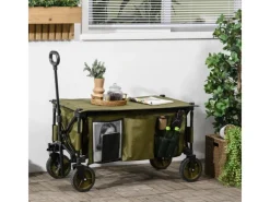Gartenwagen  Stahl Polyester  108L x 55B x 93H cm*Outsunny Online