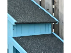 Gerätehaus Tannenholz Himmelblau 130L x 54,5B x 180H cm*Outsunny Online