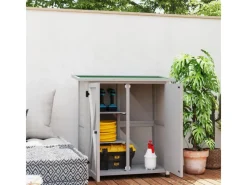 Geräteschuppen Tannenholz Hellgrau 110L x 55B x117H cm*Outsunny Sale