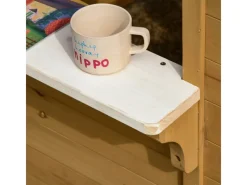 Outsunny Outdoor-Spielzeug|Kinderspielhaus Spielhaus Outdoor mit Tür für Kinder 3-6 Jahre