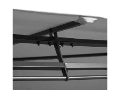 Outsunny Gartenlauben|Pavillon Stahl Polyester-Gewebe Dunkelgrau 300L x 400B x 265H cm