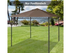 Pavillondach Ersatzdach für Pavillon Sonnenschutz Polyester Kaffee*Outsunny Discount