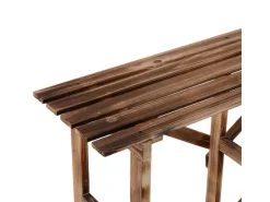  Pflanzenregal Tannenholz Naturholz L100 x B80 x H78cm*Outsunny Online