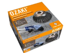 Motorsensen|Freischneider|Ozaki Unkrautbürste Ø 150 mm im 45° Winkel