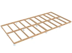 Palmako Pavillons|Fundamentrahmen inkl. LogFoot 600 x 300 cm Tauchgrundiert Hellbraun