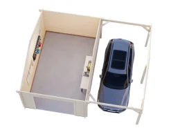 Palmako Gartenlauben|Garage Roger ohne Tor 653 x 550 cm FSC®