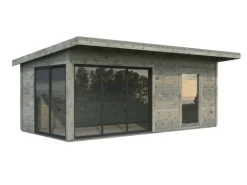 Gartenhaus Andrea Slide Tauchgrundiert 595 cm x 300 cm FSC®*Palmako