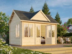 Kinder Palmako Kinder-Gartengeräte|Gartenhaus Claudia 400 x 300 cm Lackiert FSC®