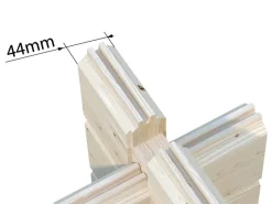 Kinder Palmako Kinder-Gartengeräte|Gartenhaus Claudia 450 x 330 cm Tauchgrundiert FSC®