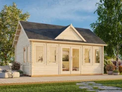 Kinder Palmako Kinder-Gartengeräte|Gartenhaus Claudia 530 x 380 cm Lackiert FSC®