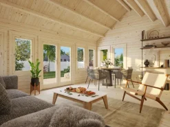 Kinder Palmako Kinder-Gartengeräte|Gartenhaus Claudia 530 x 380 cm Lackiert FSC®