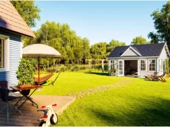 Kinder Palmako Kinder-Gartengeräte|Gartenhaus Claudia 530 x 380 cm Lackiert FSC®