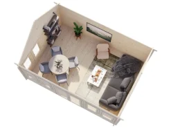 Kinder Palmako Kinder-Gartengeräte|Gartenhaus Claudia 530 x 380 cm Lackiert FSC®