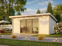 Gartenhaus Lea Slide Plus belassen 530 cm x 380 cm*Palmako Sale