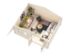 Kinder Palmako Kinder-Gartengeräte|Gartenhaus Sally 510 x 390 cm Lackiert FSC®