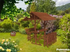 Palmako Bierzeltgarnituren|Gartenmöbel-Set Leo