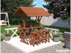 Palmako Bierzeltgarnituren|Gartenmöbel-Set Leo